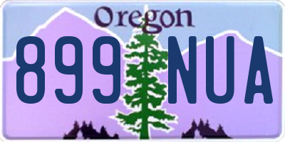 OR license plate 899NUA