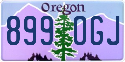 OR license plate 899OGJ