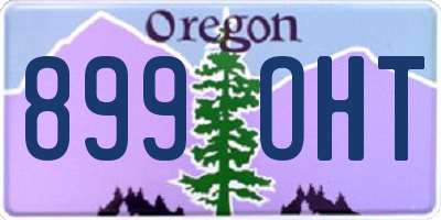 OR license plate 899OHT