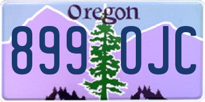 OR license plate 899OJC