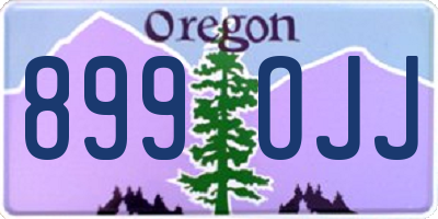 OR license plate 899OJJ