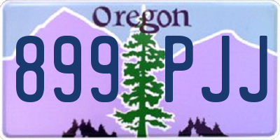 OR license plate 899PJJ
