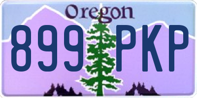 OR license plate 899PKP