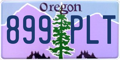 OR license plate 899PLT