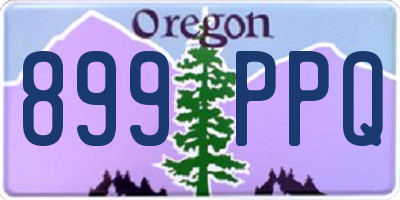 OR license plate 899PPQ