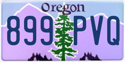 OR license plate 899PVQ