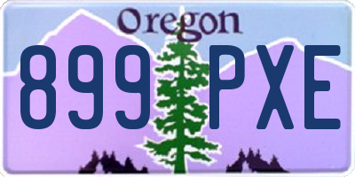 OR license plate 899PXE