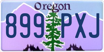OR license plate 899PXJ