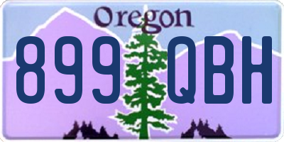 OR license plate 899QBH