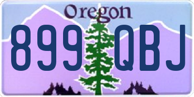 OR license plate 899QBJ