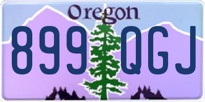 OR license plate 899QGJ