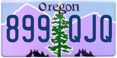 OR license plate 899QJQ