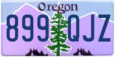 OR license plate 899QJZ