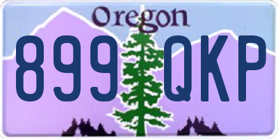 OR license plate 899QKP