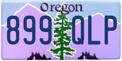 OR license plate 899QLP