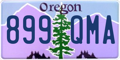 OR license plate 899QMA