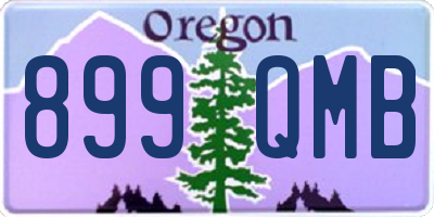 OR license plate 899QMB