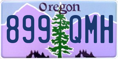 OR license plate 899QMH