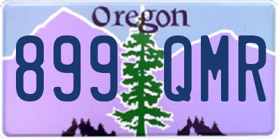 OR license plate 899QMR