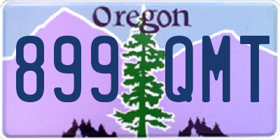 OR license plate 899QMT