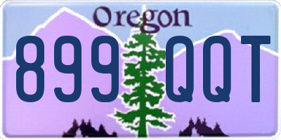 OR license plate 899QQT