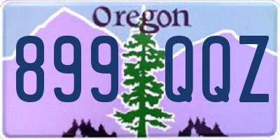 OR license plate 899QQZ