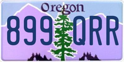 OR license plate 899QRR