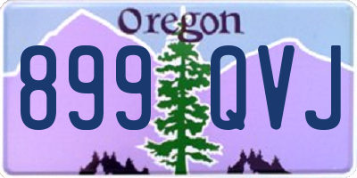 OR license plate 899QVJ