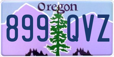 OR license plate 899QVZ