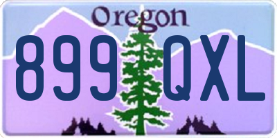 OR license plate 899QXL