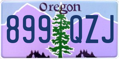 OR license plate 899QZJ