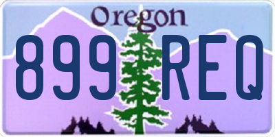 OR license plate 899REQ