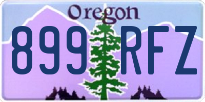 OR license plate 899RFZ