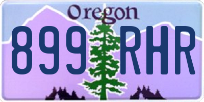 OR license plate 899RHR