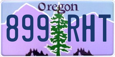 OR license plate 899RHT