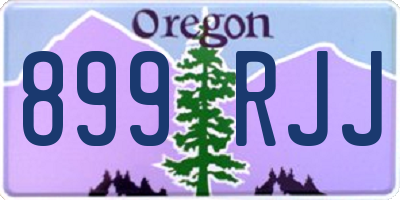 OR license plate 899RJJ