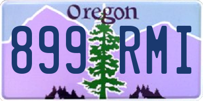 OR license plate 899RMI