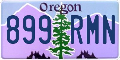 OR license plate 899RMN