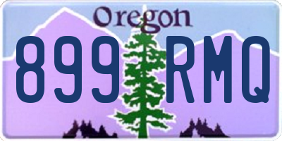OR license plate 899RMQ