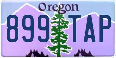 OR license plate 899TAP