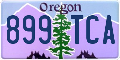 OR license plate 899TCA