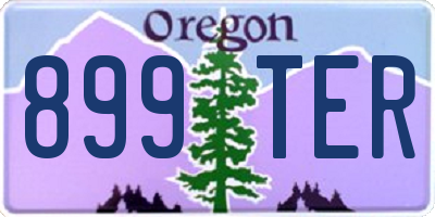 OR license plate 899TER