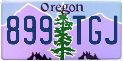 OR license plate 899TGJ