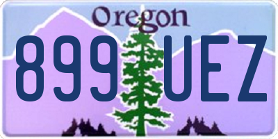 OR license plate 899UEZ