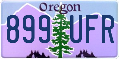 OR license plate 899UFR