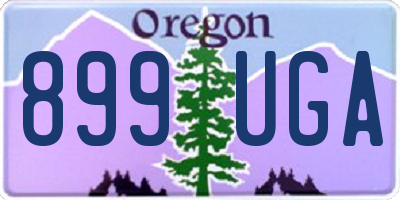 OR license plate 899UGA