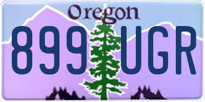 OR license plate 899UGR