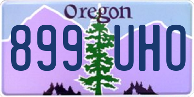 OR license plate 899UHO