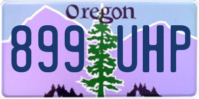 OR license plate 899UHP