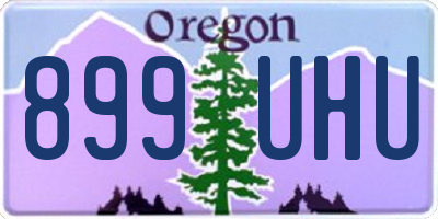 OR license plate 899UHU